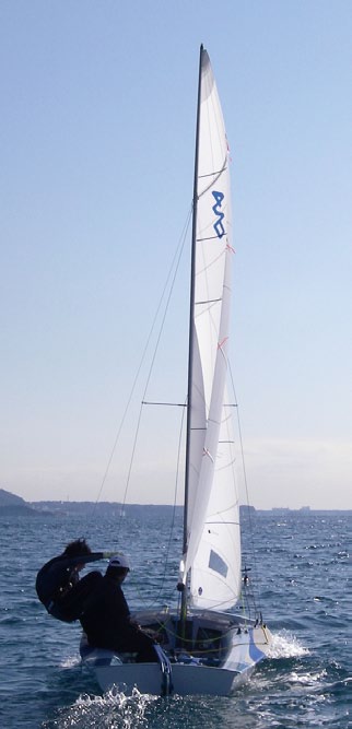 適切なマストのセッティングとトリムの例2